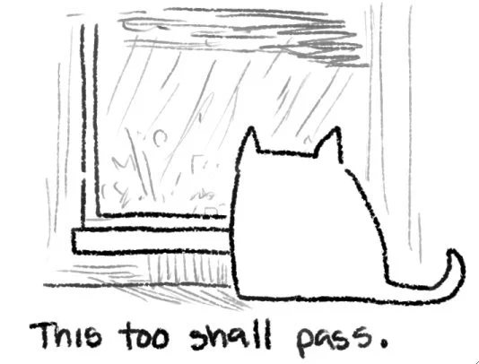 The only way is to move on, move forward. 