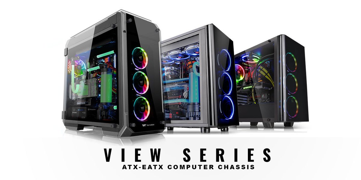 Thermaltake_na's tweet photo. Which View Series do you have? Tell us about your View Series system.
#View71TG #View31TG #View21TG
https://t.co/BeQlQLm3dk https://t.co/bF8MUK2KRr