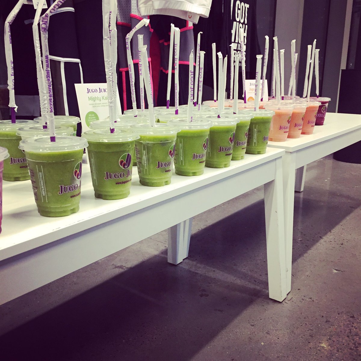 jugojuice's tweet photo. Smoothie rewards for our hard working spin class @spokehaus https://t.co/uiA866jgBO