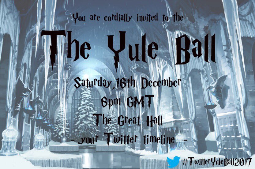TheYuleBaII's tweet photo. We are excited to announce that the #TwitterYuleBall2017 will be on Saturday 16th December at 6pm GMT! https://t.co/kL85wE7J7h