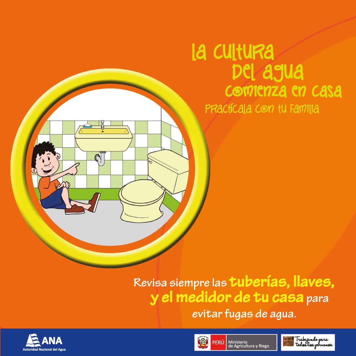 ANAPeru's tweet photo. #ACUATip
Este fin de semana repara ese caño que gotea y deja de perder agua valiosa.
La #CulturaDelAgua la haremos todos. https://t.co/dTn6sr8Asp