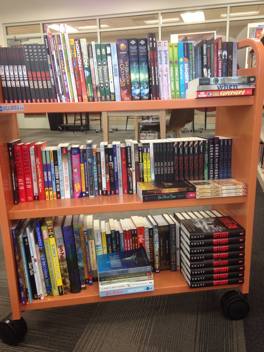 LJHS_SRC's tweet photo. Coming soon to the SRC...new books from the #bookfair2017! Thanks to all who supported us! @The_Mr_Dalton https://t.co/mEYlbusE8L