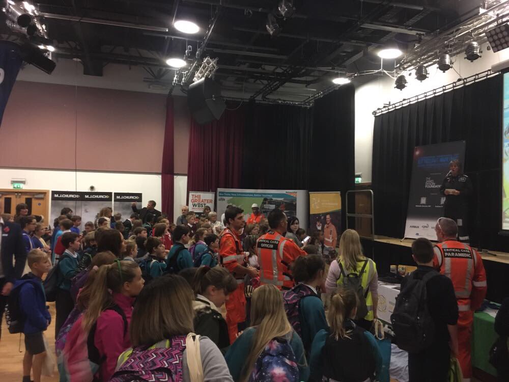 michelledonelan's tweet photo. Thank you to @NickGibbUK for visiting @WiltshireEng today #EngFest17 @AWMurrison #engineering #stem #Wiltshire https://t.co/gX01wDhGKf