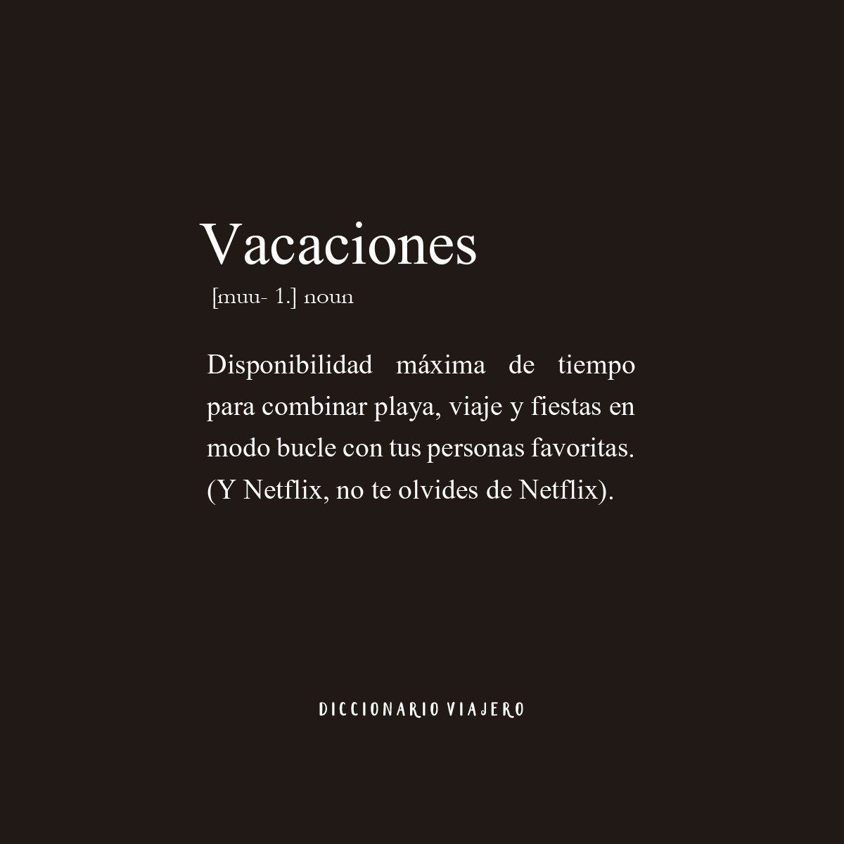 ColetOfficial's tweet photo. DICCIONARIO VIAJERO - VACACIONES https://t.co/KhbS6R5qu7