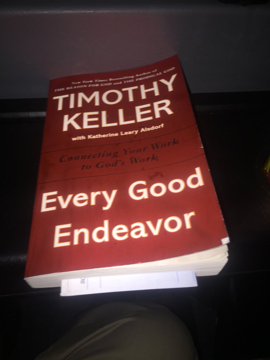 A good read. Thanks @tabrown407! #everygoodendeavor #vocationvscalling