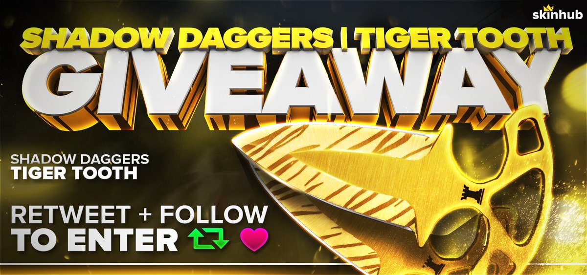 WILDWINGSMOFO's tweet photo. 🐯Shadow Daggers | Tiger Tooth Giveaway
* RT & Follow
* Test: https://t.co/5ZEmA5G1ES Winner picked in... by #Corbelles via @c0nvey https://t.co/o7Fyf5k2X9