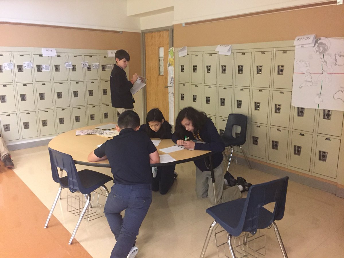 deZavalaMS's tweet photo. #TargetedThursday in the hall with Mrs. Land. A little math competition going on. https://t.co/bRjYYaO3t6