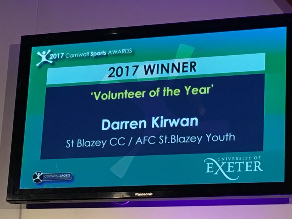 RuthieGUoE's tweet photo. Congratulations Darren Kirwan #winner #2017csa Volunteer of the Year #proudsponsor https://t.co/2xXGMjvHlC
