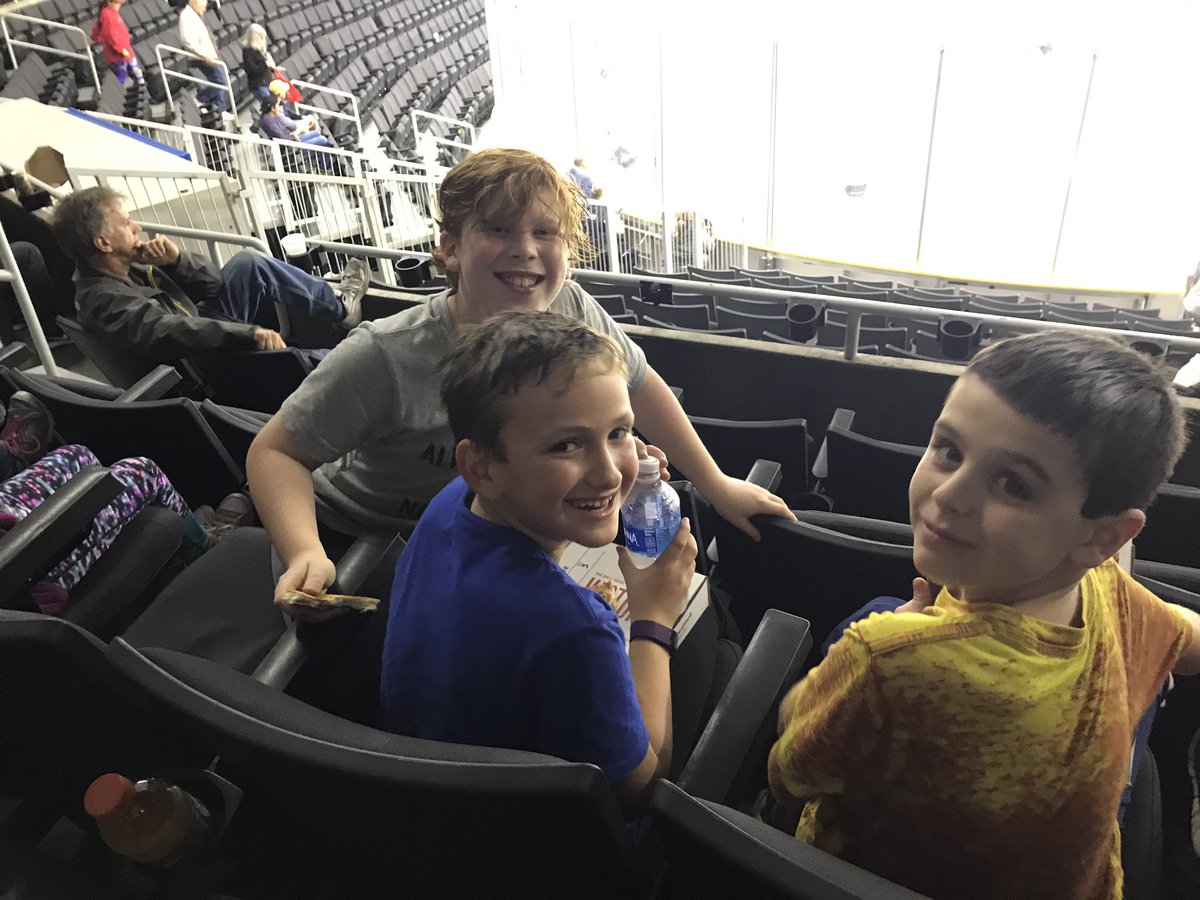 roundtheworld67's tweet photo. Hockey stars at the @AHLBruins game!  Go @NatickComets! https://t.co/lIgVO3L7sh