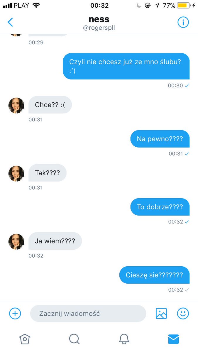 Najlepsza rozmowa z Ness po takim długim czasie
Stara miłość nie rdzewnieje XD