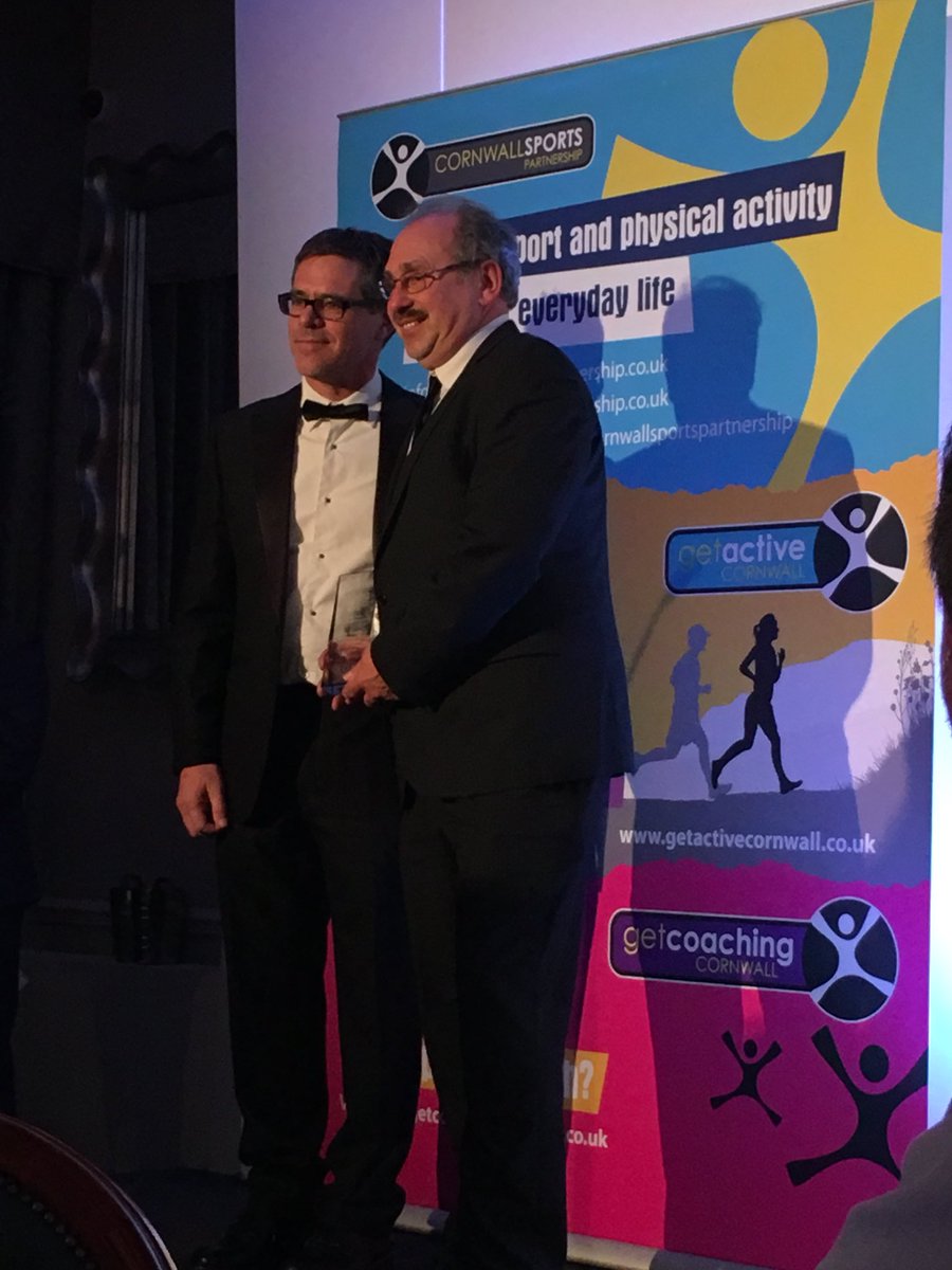 RuthieGUoE's tweet photo. Congratulations Peter Thorpe #winner #2017csa Lifetime Services to Sport & Physical Activity #proudsponsors @CornwallSportsP https://t.co/4150j4vPj0