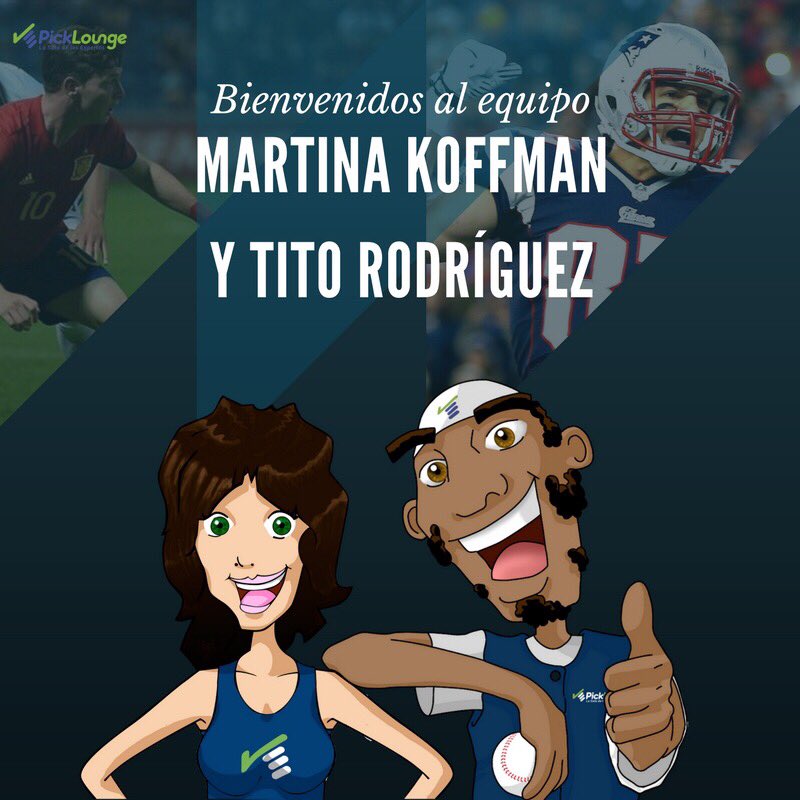 thepicklounge's tweet photo. Tito Rodríguez es experto en Béisbol. Martina Koffman, en NHL.
¡Bienvenidos! https://t.co/Zb1t3VGdkg