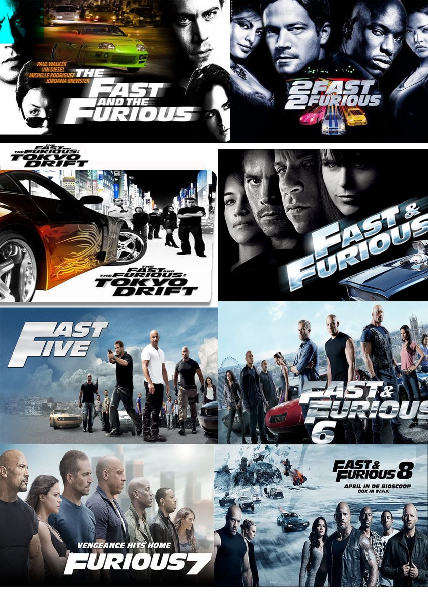 سلسلة افلام Fast And Furious مترجم بجودة Hd