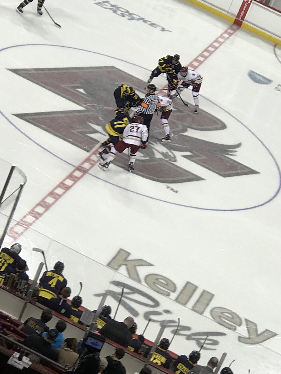BCSportsProp's tweet photo. Period 2 is under way! @WEEI 850 AM @IMGAudio @tunein #BCEagles #BCvsMC https://t.co/baiJcv4EcI