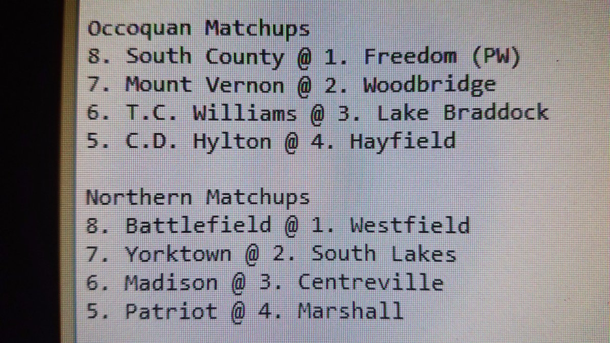 SoCo Football will travel to Freedom (PW) in the first round of the region playoffs!!  #SoCoPride #NewSeason