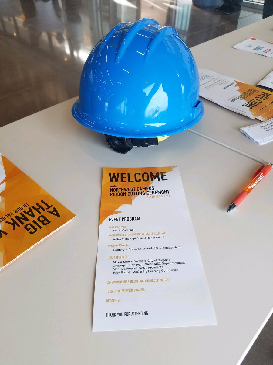 adultedwestmec's tweet photo. Community connections at @WestMEC's new Northwest Campus in Surprise for the Ribbon Cutting Ceremony. #fasterwayforward #findyourhappy https://t.co/Tay3ShT7XB