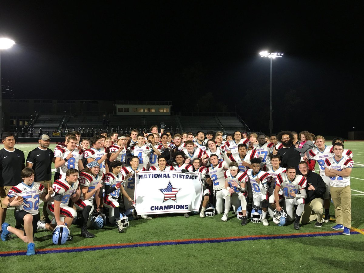 Your 2017 National District Football Champions!