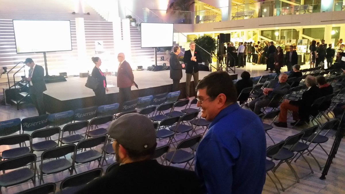 WinterCityYEG's tweet photo. Edm Urban Design Awards #EUDA2017 to begin soon. Will there be any #winterdesign winners? #yegplan #yegcc https://t.co/FD5aGLztem