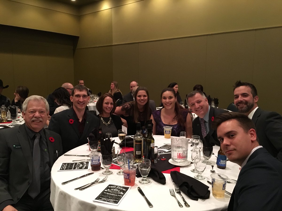 Horseacres2's tweet photo. TD Kindersley staff and our great partners celebrating at the KBEX chamber of commerce awards @robertghazal_TD @RyanJBarclay_TD https://t.co/vHAaKsOiTy