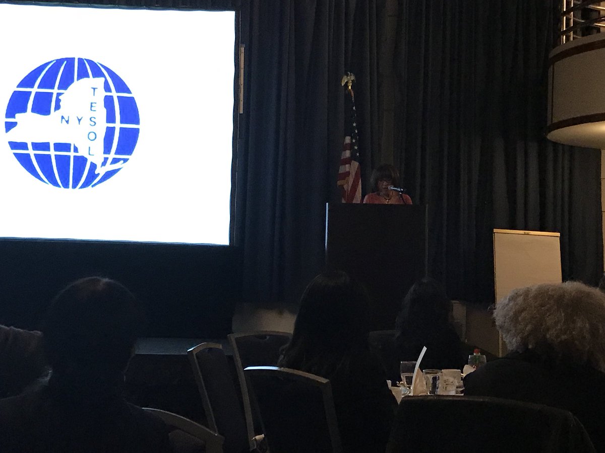 Outstanding Professional Award to Nancy Villareal de Adler! #NYSTESOL2017