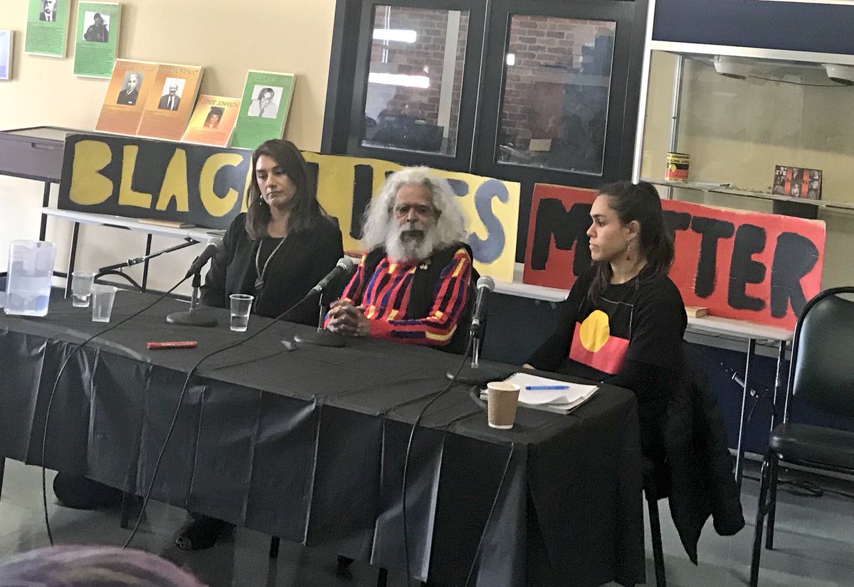 Great to hear from Lidia Thorpe @thorpelidia1 Uncle Jack Charles & @AmeliaTelford @ the #blacklivesmatter exchange on Wurundjeri country
