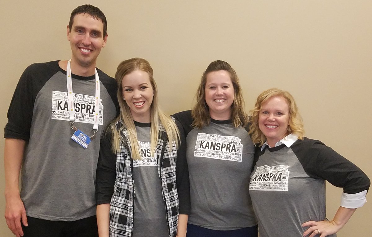 We did it! (With serious help from many others.) What a great feeling to be on this side of a @KanSPRA Fall Conference. #KanSPRABuilds