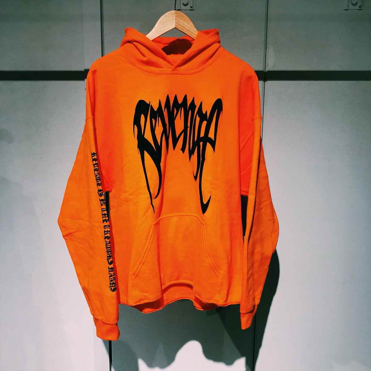 orange revenge hoodie