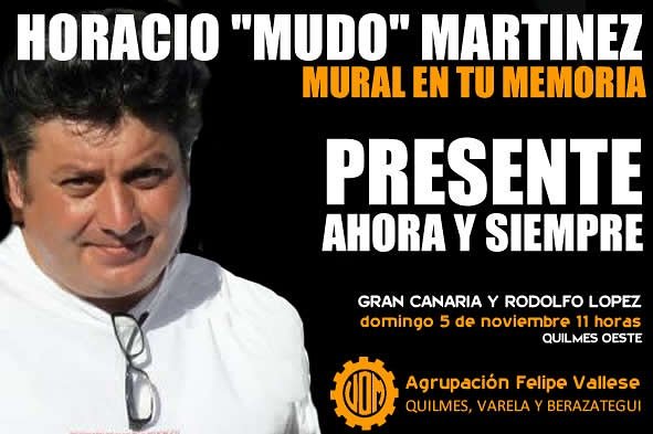 UomQuilmes's tweet photo. Domingo5/11/17 recordamos la militancia del compañero horacio el MUDO Martínez por su honestidad y solidaridad sin ninguna ambición personal https://t.co/hVkjywi1Hx