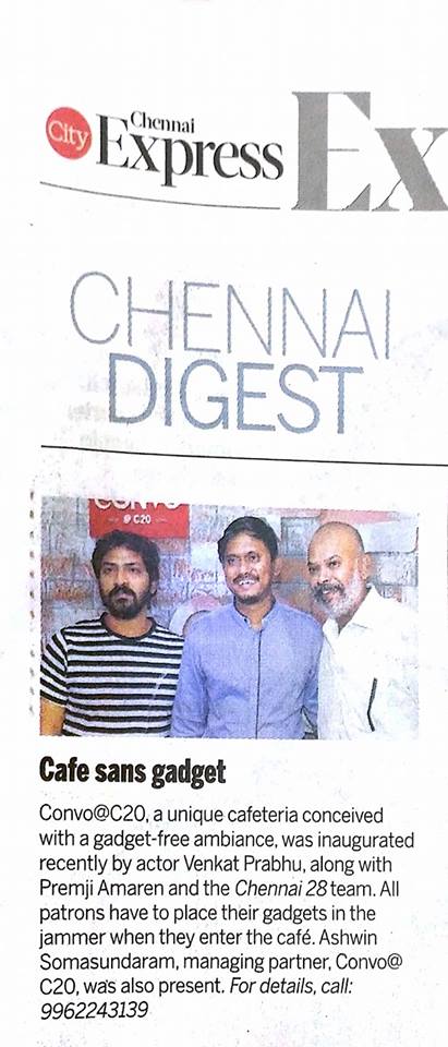 convocafec's tweet photo. Thank you Indian Express for the coverage... 🙏🙏🙏
#trendingoffline #convo #convocafe #C20 #Indianexpress https://t.co/ESVHDnmWPL