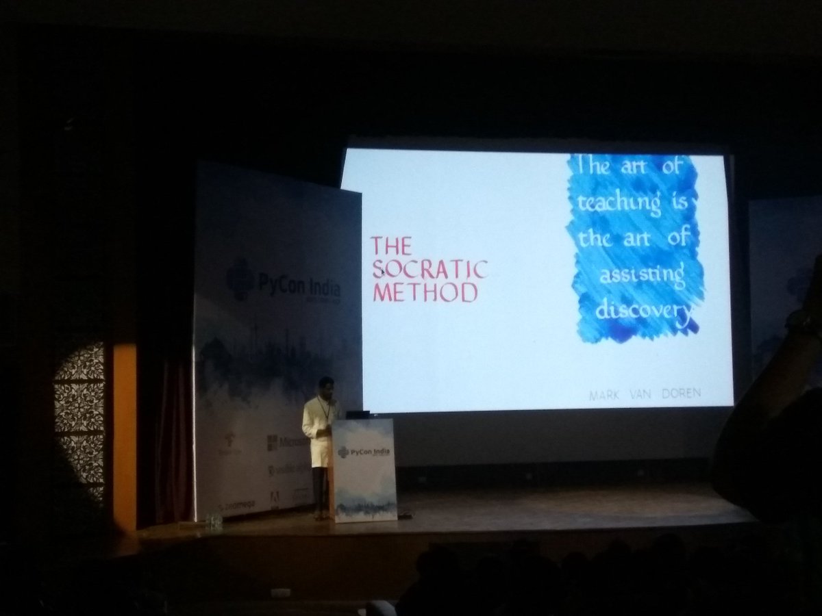 Mehul2802's tweet image. Excellent keynote session by Noufal Ibrahim
#pyconindia2017 @pyconindia
