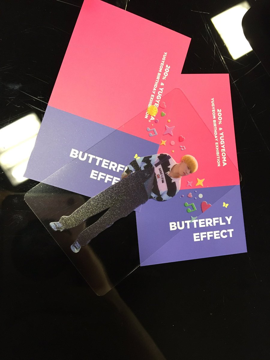 🎀BUTTERFLY EFFECT🎀 🎂YUGYEOM B-DAY EXHIBITION ✨유겸 생일 전시회 [!] 생일엽서를 가져오시거나 현장에서 써주시면 포스터와 투명카드를 드립니다💕