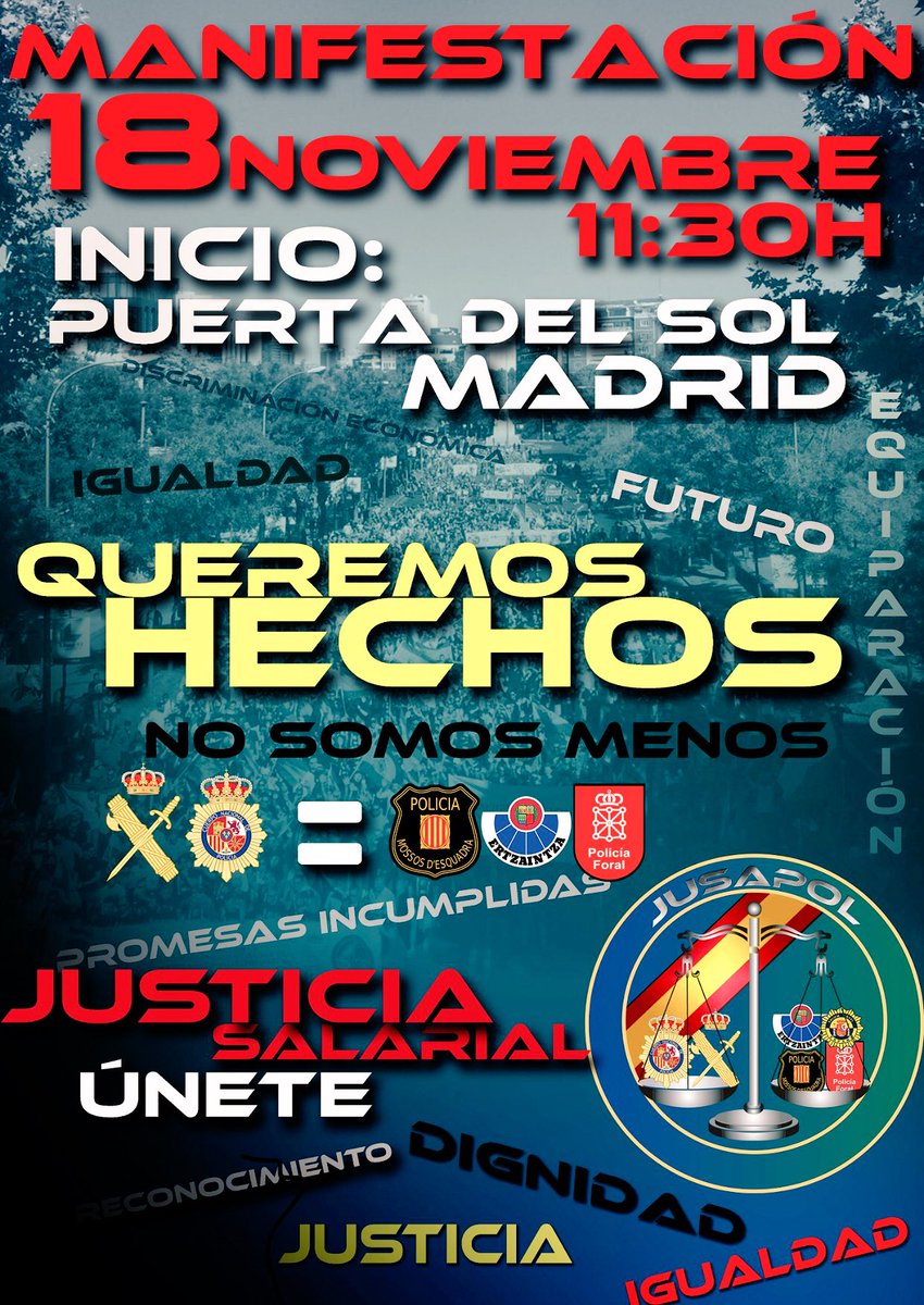 MariaJamardoC's tweet photo. Tienen planes el #18Nov? Buenos días! #EquiparacionYa https://t.co/a6XnfeKjLg