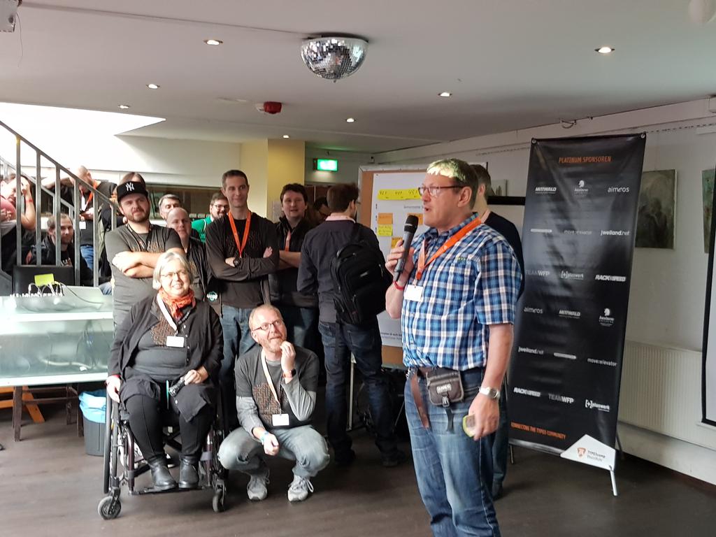 PetraCyber's tweet image. &quot;Ich bin bei #TYPO3 weil es so viele schöne Rätsel hat.&quot; Herrlich! # t3crr #t3crr17 :-)