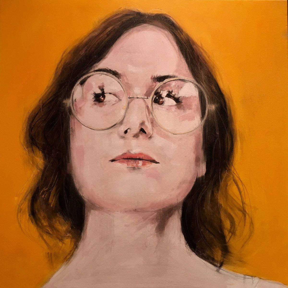 spinktank's tweet photo. A painting of Maddy’s favourite, Dodie, for her birthday :) #dodie #doddleoddle #singer #birthdaygirl #portrait https://t.co/x4BWwJl3WT