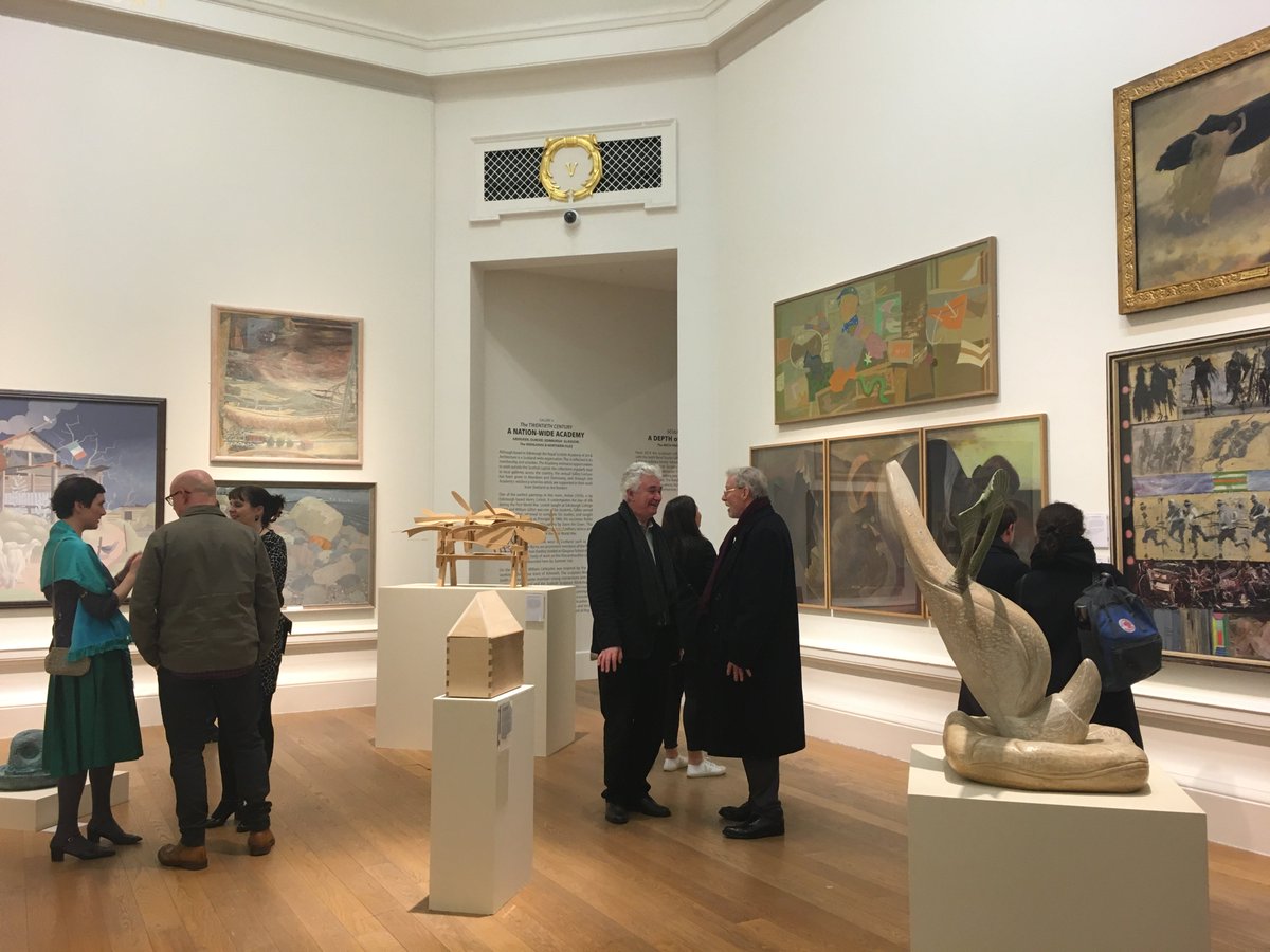 Savviesmith1's tweet photo. Had a fantastic night at my first exhibition opening - #AgesOfWonder opens today at the @RoyalScotAcad ! https://t.co/aJOaww8IRO