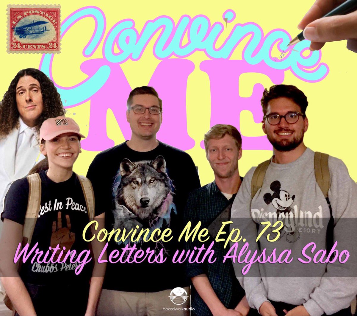 ConvinceMePod's tweet photo. I’ve got a couple letters for you: L-I-S-T-E-N T-O T-H-I-S episode w/ @alyssa_sabo about Letters! It’s Convince Me

https://t.co/sf0dEm2hPq https://t.co/FPZjHSYRdX