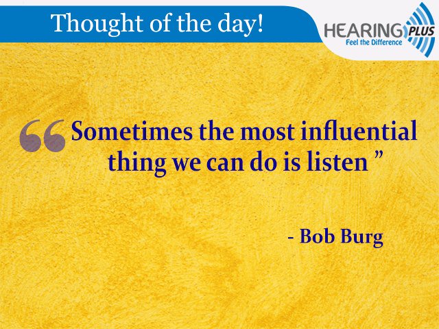 HearingPlusInd's tweet photo. Thought of the day!!
#Quote #Motivational #Inspirational #Success #QuoteOfTheWeek #Successful #HearingPlus https://t.co/gp26FTx6xE