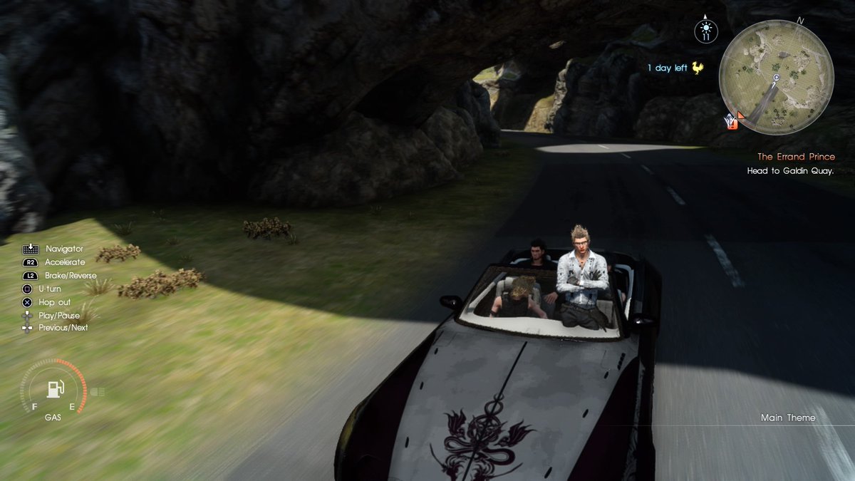 JustRaszTV's tweet photo. Ignis truly is - one with the Regalia #FFXV #ignoct #FFXVSnapshot 

and they make fun of Noct's driving https://t.co/bqFa7gqGaU