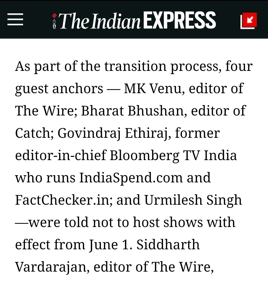 All four selected as 'Guest Anchors' were editors of propaganda sites like The Wire, Catch News, etcModi hatred was selection criteria?
