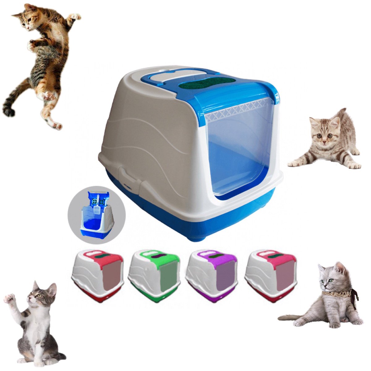 Kedi kumu,tuvaleti ve tüylü dostunuzun diğer tüm ihtiyaçlarına web sitemizden ulaşabilirsiniz!🐈💕
*Görseldeki ürün;Mio kapalı kedi tuvaleti.