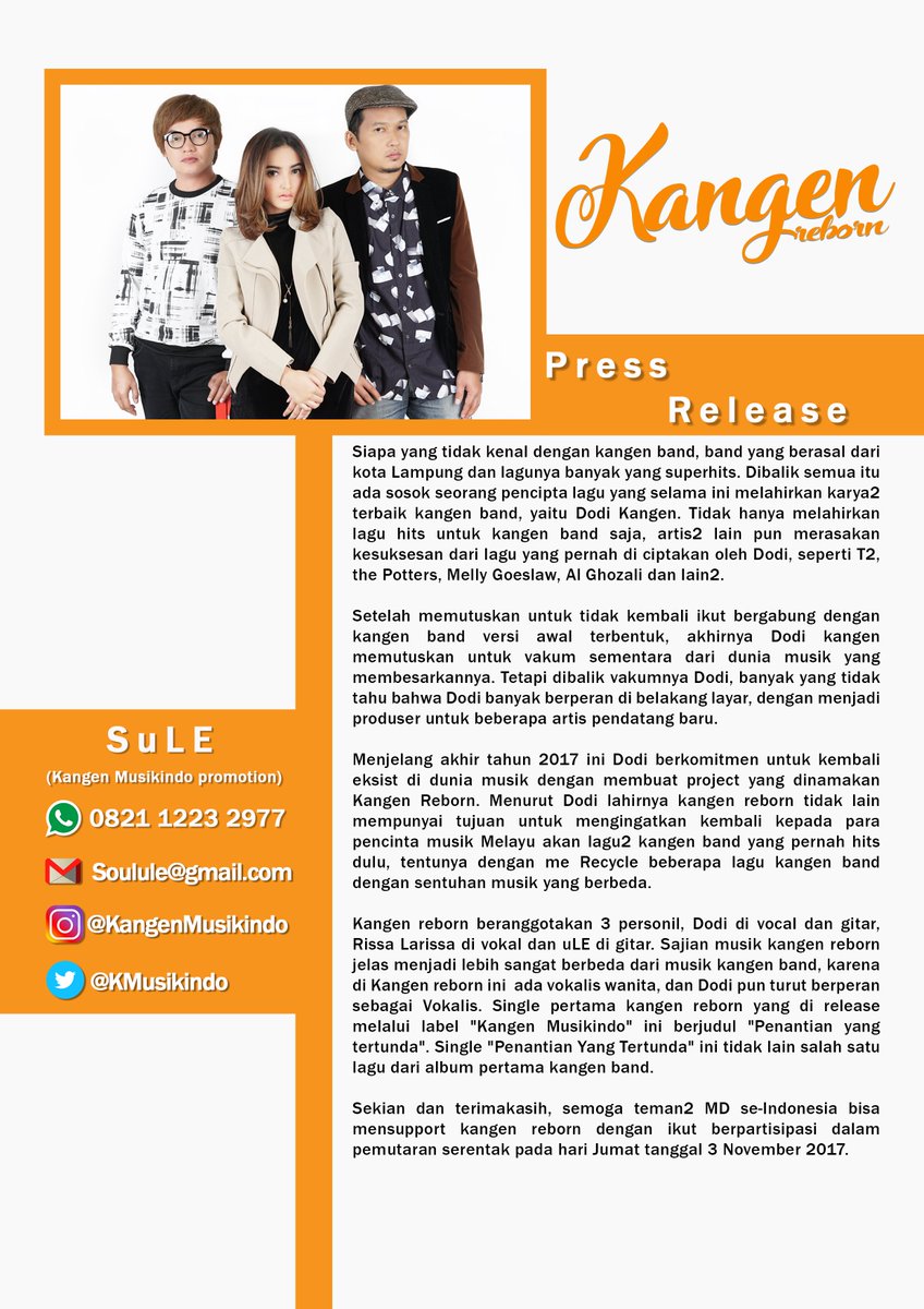 bahana_ngawi's tweet photo. 🎧PLAY #PenantianYgTrtunda #KangenReborn @KMusikindo #BahanaNewRelease w/ @jeehan_akbar IIMD @saraswatidn streaming https://t.co/cH3FWIGnKc https://t.co/8pYxZFzrce