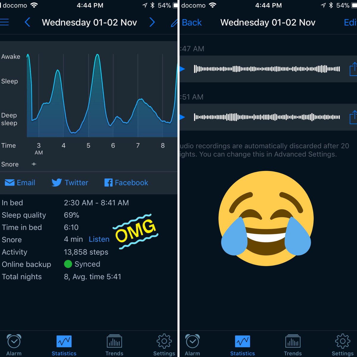 majarcand's tweet photo. You can listen to your snoring on the #sleepcycleapp 😅amazing (btw do westerners even know what this emoji means?) https://t.co/OVA8JzAx0e