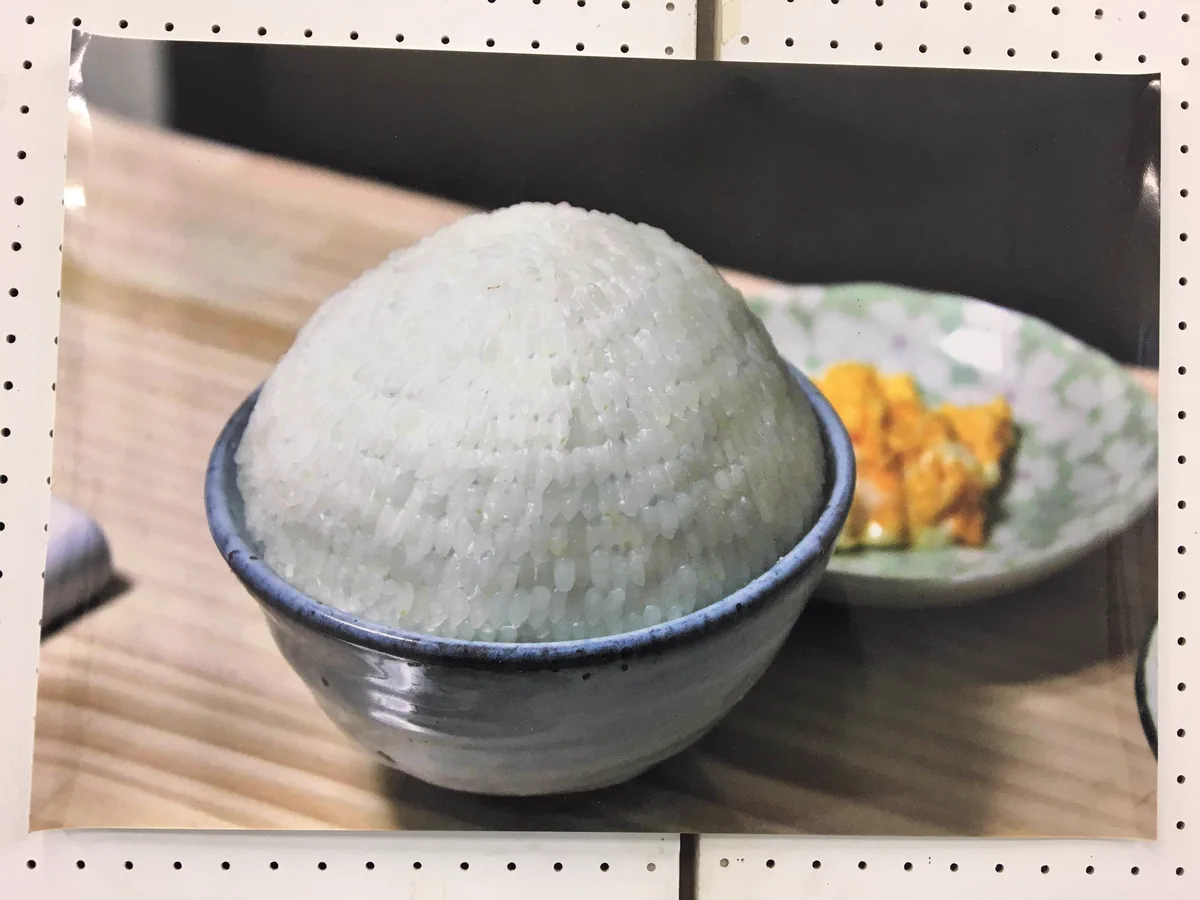 すごいけど違和感だらけｗ山盛りのご飯を一粒一粒整列させるとこうなるｗ