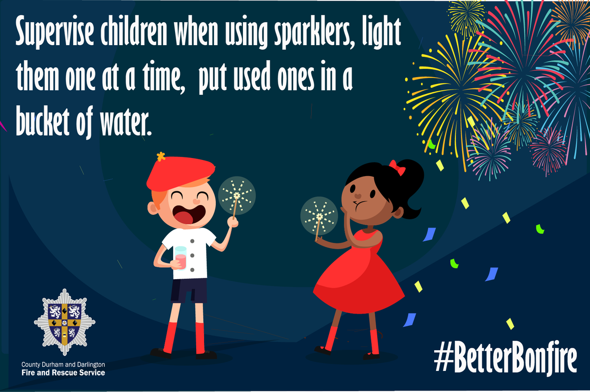 CDDFRS's tweet photo. πSparklers can reach temperatures of 2000 degreesπ‘οΈ please supervise children& never give a sparkler to the under 5's .π¨βπ§βπ¦ π#BetterBonfire https://t.co/GHU14RYlzq