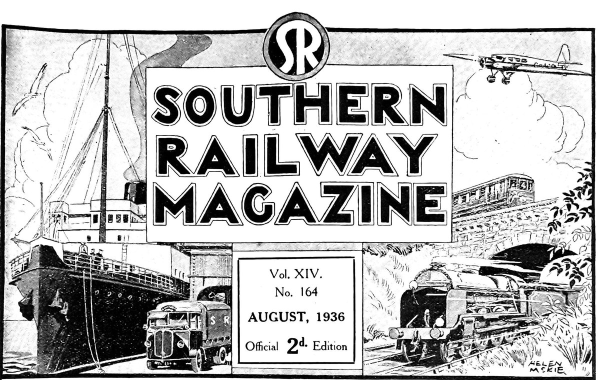 SunnySouthSam's tweet photo. Royal Humane Society present #SR Dover fitter with the society's testimonial parchment for life saving. #SRMagazine August 1936 https://t.co/oVptOYmGrp