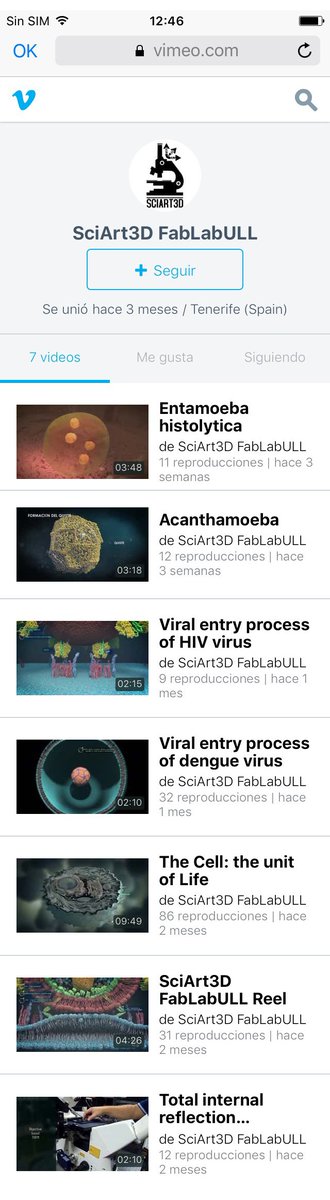 See our Vimeo channel here:
vimeo.com/sciart3dfablab…
#Science #Vimeo #Biomedicine #parasitology #virology #HIV #SciencePromotion #virus #CGI