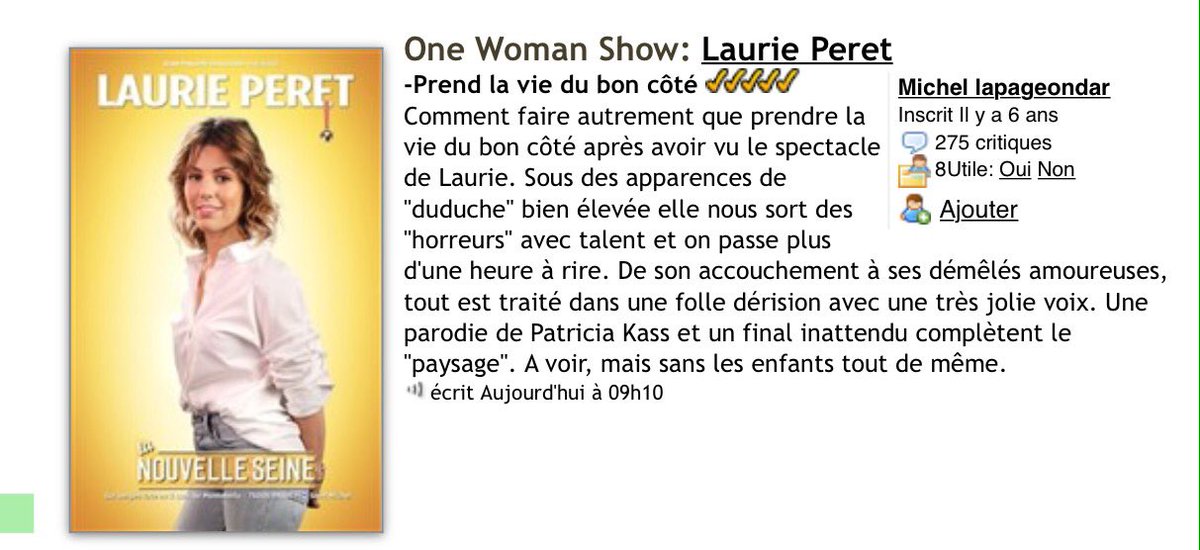 Hier soir à la @NouvelleSeine , c'était <a href="/lauriewoood/">laurie peret</a>