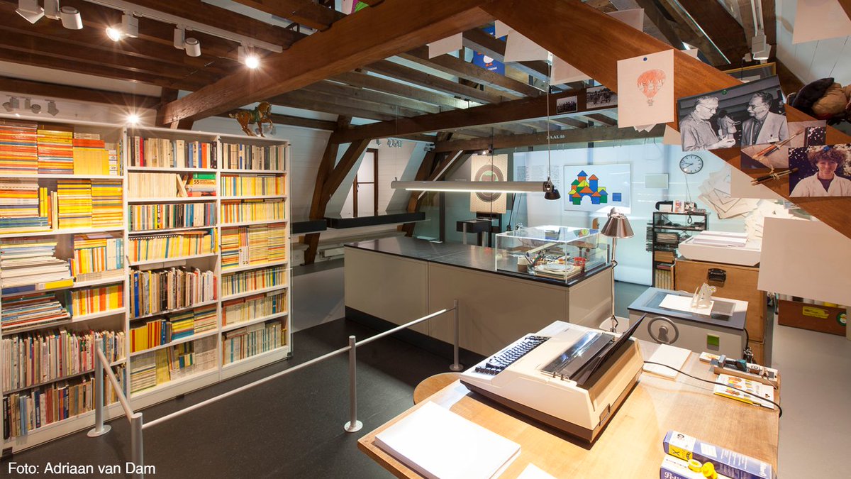 nijntje_NL's tweet photo. Wist je dat Dick Bruna's atelier te bezoeken is in het @CentraalMuseum? #kunstweek #atelierweekend https://t.co/QI2nrYazZb