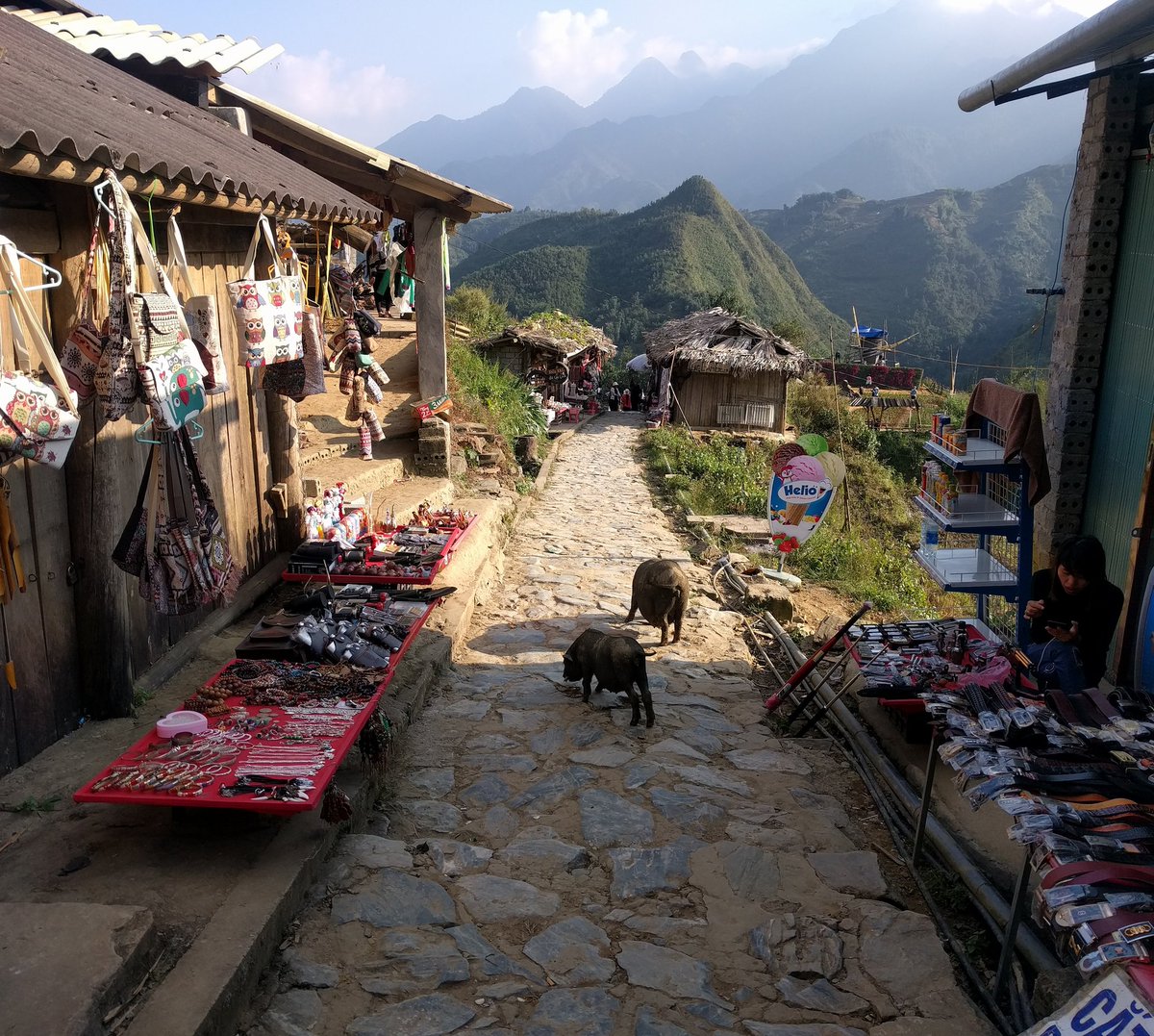 _Hermanne's tweet photo. Friendly passengers everywhere here in #sapa 
#trekking #hiking #vietnam #backpacker #laocai #hanoi https://t.co/2CvJn9Ouks