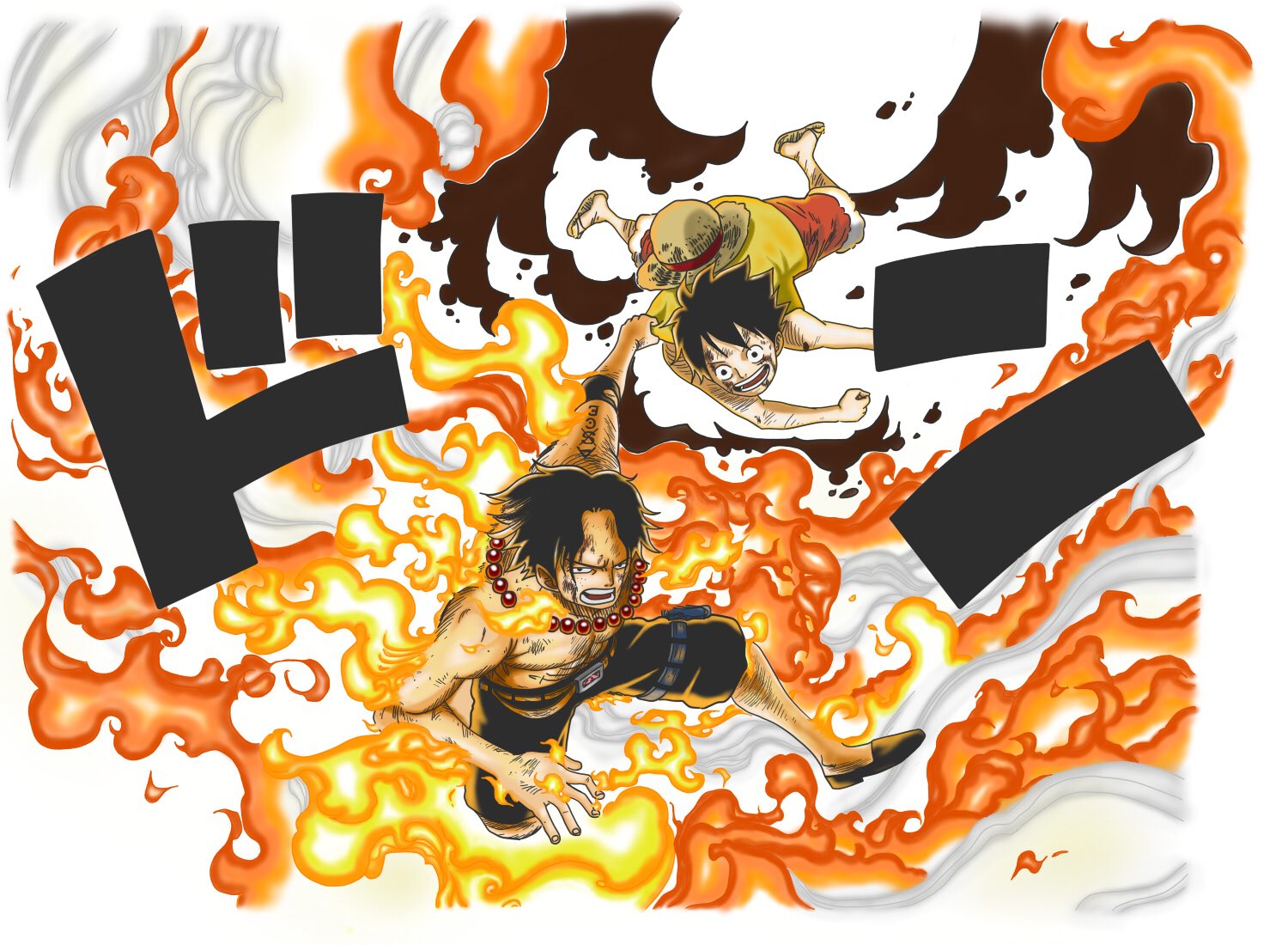 Twitter 上的 神速の鷹 ワンピースイラスト エース Amp ルフィ エース救出 イラスト完成 Onepieceart Onepiece ワンピース エース ルフィ 神速の鷹 拡散希望です T Co H9splmgyrn Twitter